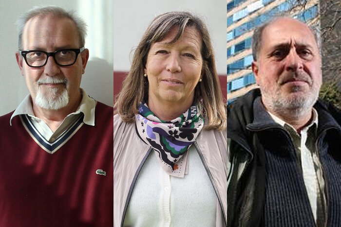 Pablo Díaz, Emilce Moler y Gustavo Calotti, sobrevivientes de la Noche de los Lápices.. Imagen: Archivo