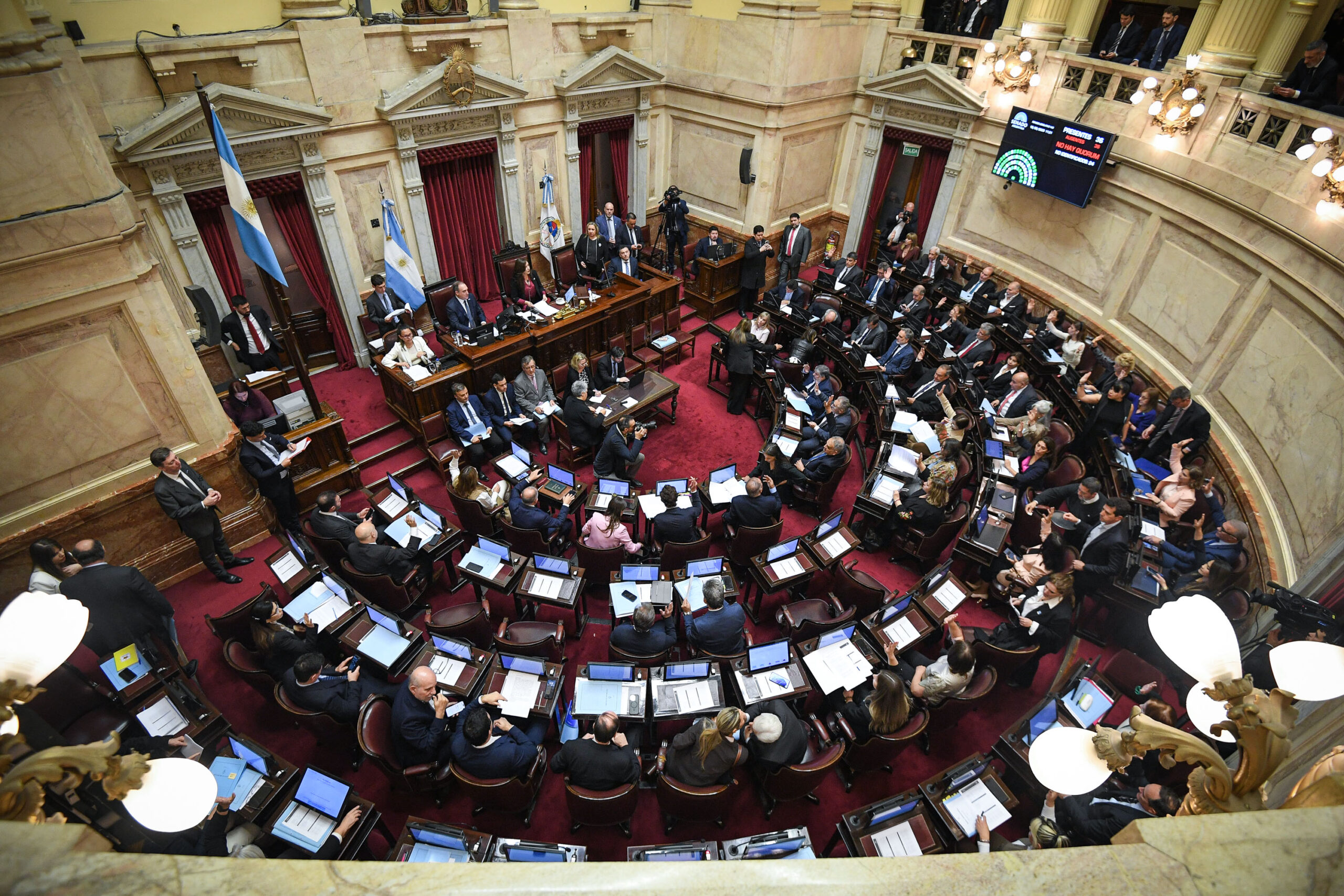 El Senado debate el veto a la Ley de reparto ATM