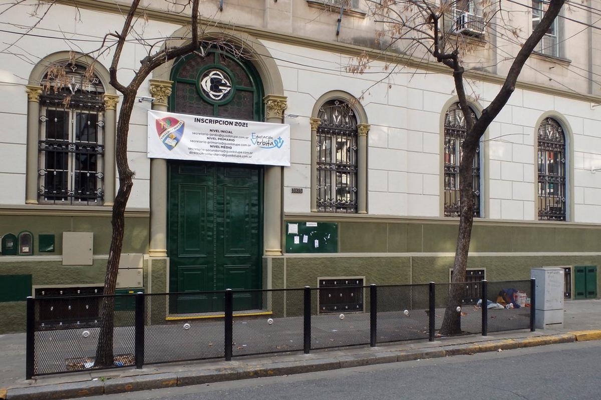 Escuela de Palermo donde sucedió el accidente