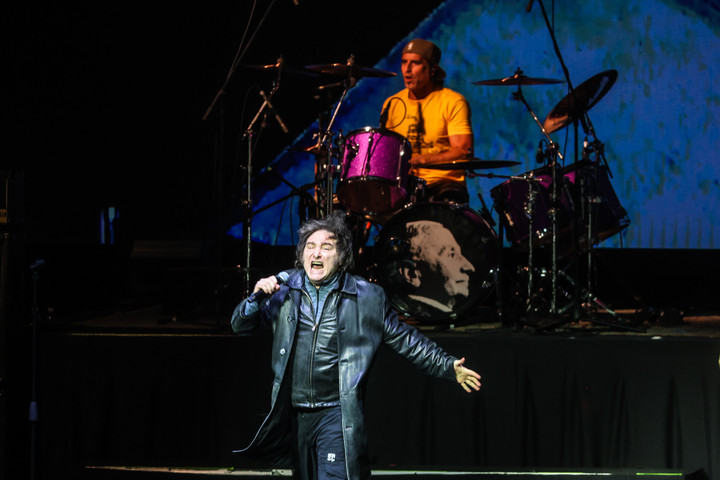 Javier Milei presenta su libro con un show musical en el Movistar Arena, CABA - 6 de octubre de 2025 - Cristina Sille