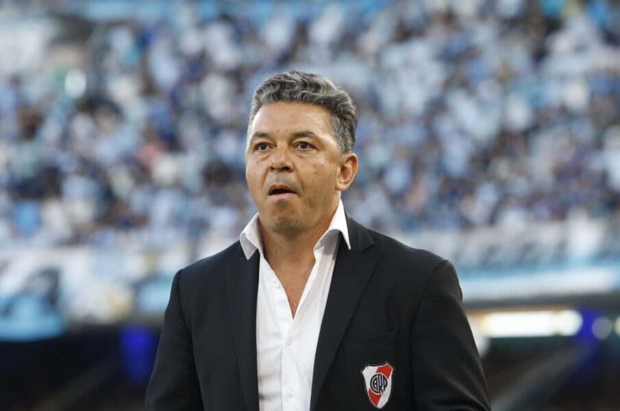 NOTICIAS ARGENTINAS BAIRES, NOVIEMBRE 24: El DT de River Plate, Marcelo Gallardo durante el partido ante Racing Club, por los octavos de final de los playoffs del Torneo Clausura 2025.FOTO NA: DAMIAN DOPACIO Autor: Damian Dopacio