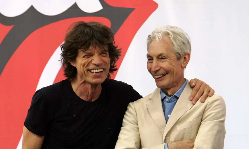 Mick Jagger y Charlie Watts