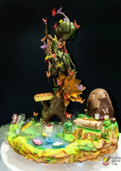 Helado argentino "El Jardín de las Mariposas"